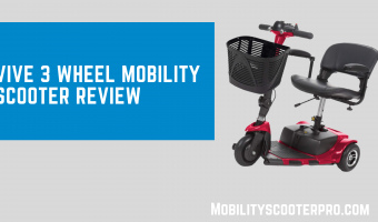 Vive 3 wheel mobility scooter