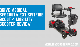 Drive Medical SFSCOUT4-EXT Spitfire Scout 4 Mobility Scooter
